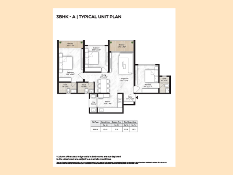 Floor plan of Saheel Itrend Vesta &mdash; photo gallery, images, brochure, amenities, cost sheet, price breakup, availability details, RERA number, RERA certificate, possession date, layout plan, logo, floor plan, master plan, and location map showcasing project highlights and features.