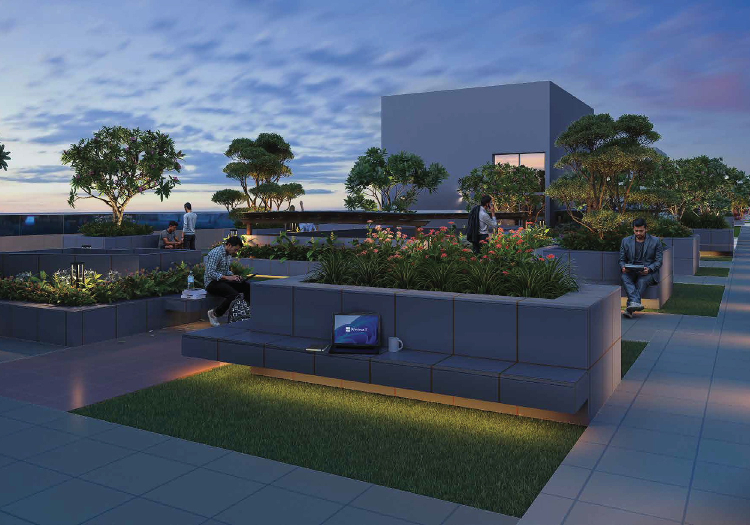 Exterior view of Saheel Itrend Vesta &mdash; photo gallery, images, brochure, amenities, cost sheet, price breakup, availability details, RERA number, RERA certificate, possession date, layout plan, logo, floor plan, master plan, and location map showcasing project highlights and features.